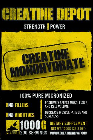 Creatine Depot Monohydrate 1000 grams